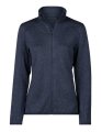 Dames Fleece Jas Aspen Tee Jays 9616 Navy Melange